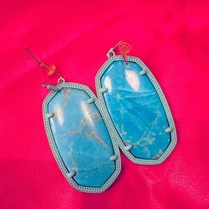 Large Turquoise Kendra Scott Earrings